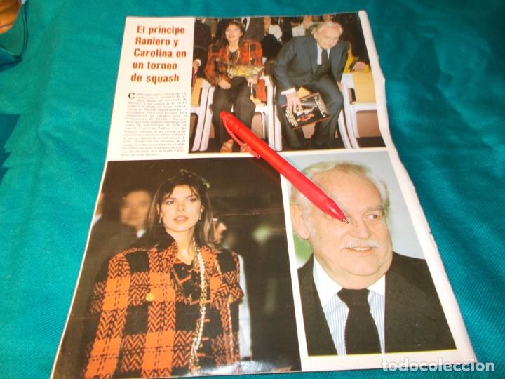 Sammeln von Zeitschriften und Zeitungen: RECORTE : EL PRINCIPE RANIERO Y CAROLINA DE MONACO, EN TORNEO DE SQUASH. SEMANA, ABRIL 1985(#)