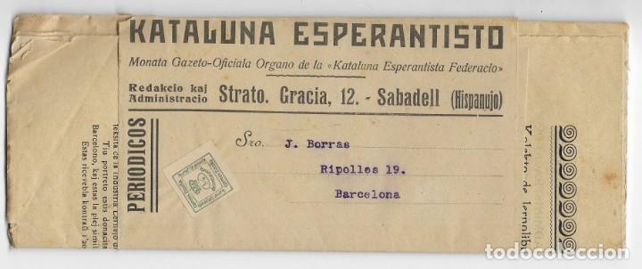 Collectionnisme de Revues et Journaux: Revista &rdquo;KATALUNA ESPERANTISTO&rdquo; Monata Gazeto, Oficiala Organo Precintado. Febrero 1911