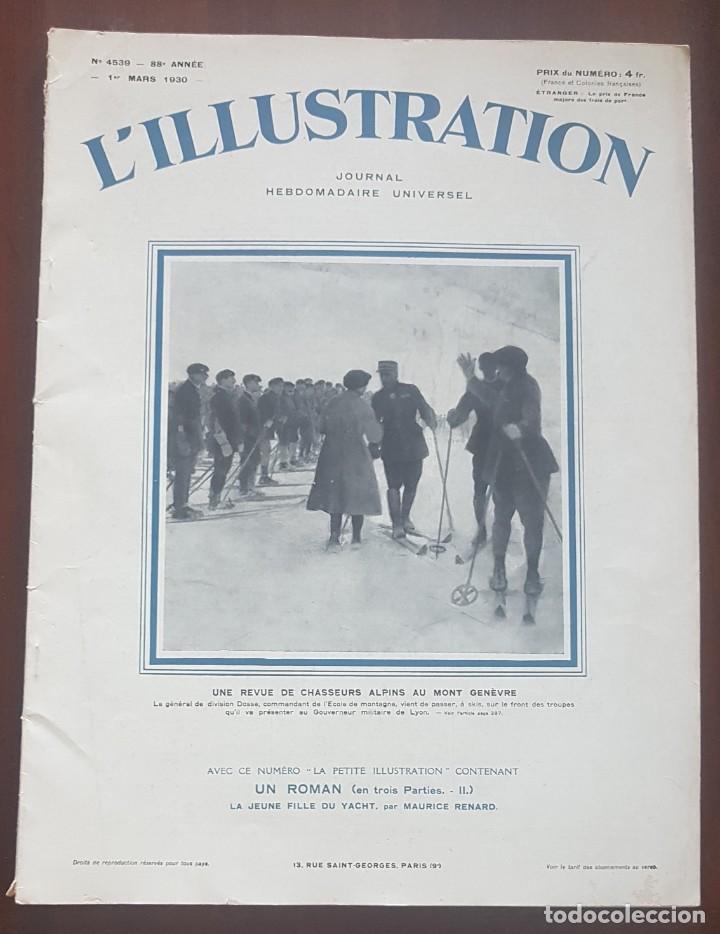 Coleccionismo de revistas y peri&oacute;dicos: Revista &rdquo;L'ILLUSTRATION&rdquo; num. 4539 88 ann&eacute;e 1-3-1930