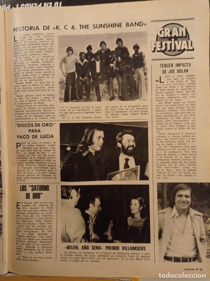 Coleccionismo de revistas y peri&oacute;dicos: MARIA OSTIZ PACO DE LUCIA JOE DOLAN K C AND THE SUNSHINE BAND