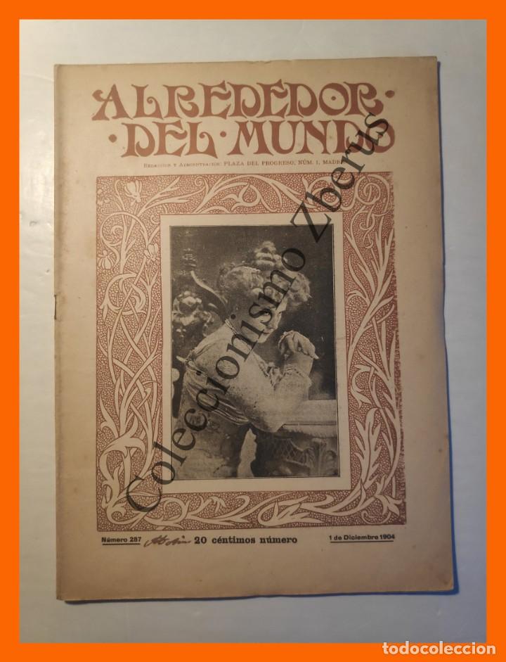 Colecionismo de Revistas e Jornais: Alrededor del Mundo n&ordm; 287 1 Dic. 1904 - Castillo de la Mota; Ejercitos de Mujeres