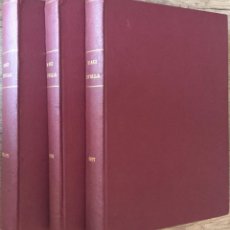 Coleccionismo de Revistas y Periódicos: REVISTA D'ACI D'ALLÀ JULIOL 1924 - DESEMBRE 1927 - 42 NÚMEROS ENCUADERNADOS EN TRES TOMOS