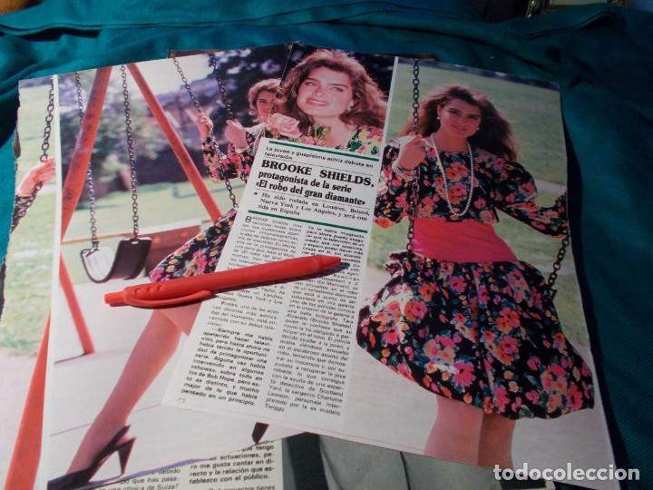 Coleccionismo de Revistas y Peri&oacute;dicos: RECORTE : BROOKE SHIELDS, NUEVA PELICULA. SEMANA, AGTO 1988(#)