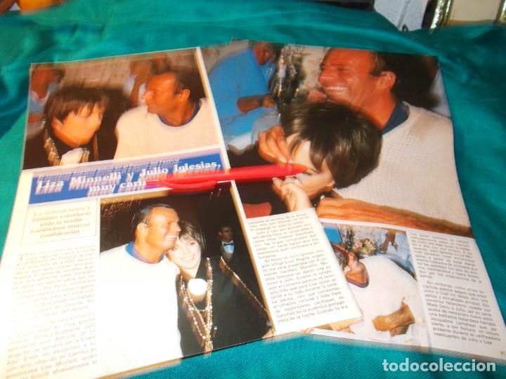 Coleccionismo de Revistas y Peri&oacute;dicos: RECORTE : LIZA MINNELLI Y JULIO IGLESIAS. SEMANA, AGTO 1988(#)