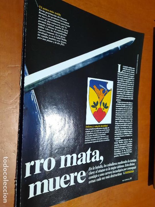 Coleccionismo de revistas y peri&oacute;dicos: ARMAS DE HIERRO DE LA EDAD MEDIA. 6 P&Aacute;GINAS. ARTICULO EXTRAIDO DE UNA REVISTA. BUEN ESTADO.