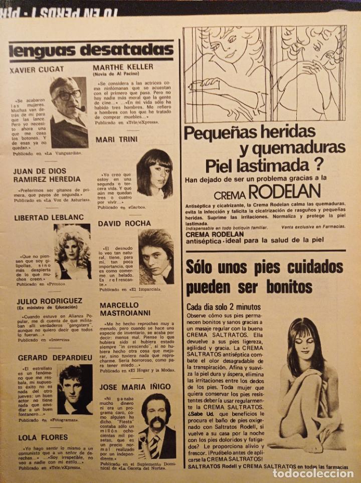 Sammeln von Zeitschriften und Zeitungen: XAVIER CUGAT MARI TRINI DAVID ROCHA LIBERTAD LEBLANC GERARD DEPARDIEU JOSE MARIA I&Ntilde;IGO