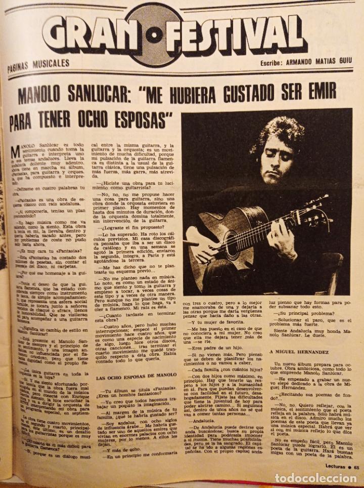Coleccionismo de Revistas y Peri&oacute;dicos: MANOLO SANLUCAR