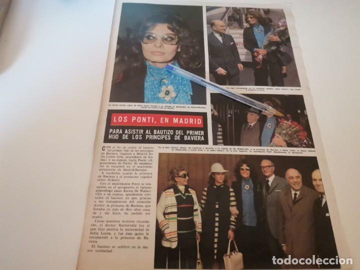 Coleccionismo de Revistas y Peri&oacute;dicos: SOF&Iacute;A LOREN Y CARLO PONTI RECORTE REVERSO ANUNCIO RON BACARDI SUPERIOR RECORTE REVISTA 1974