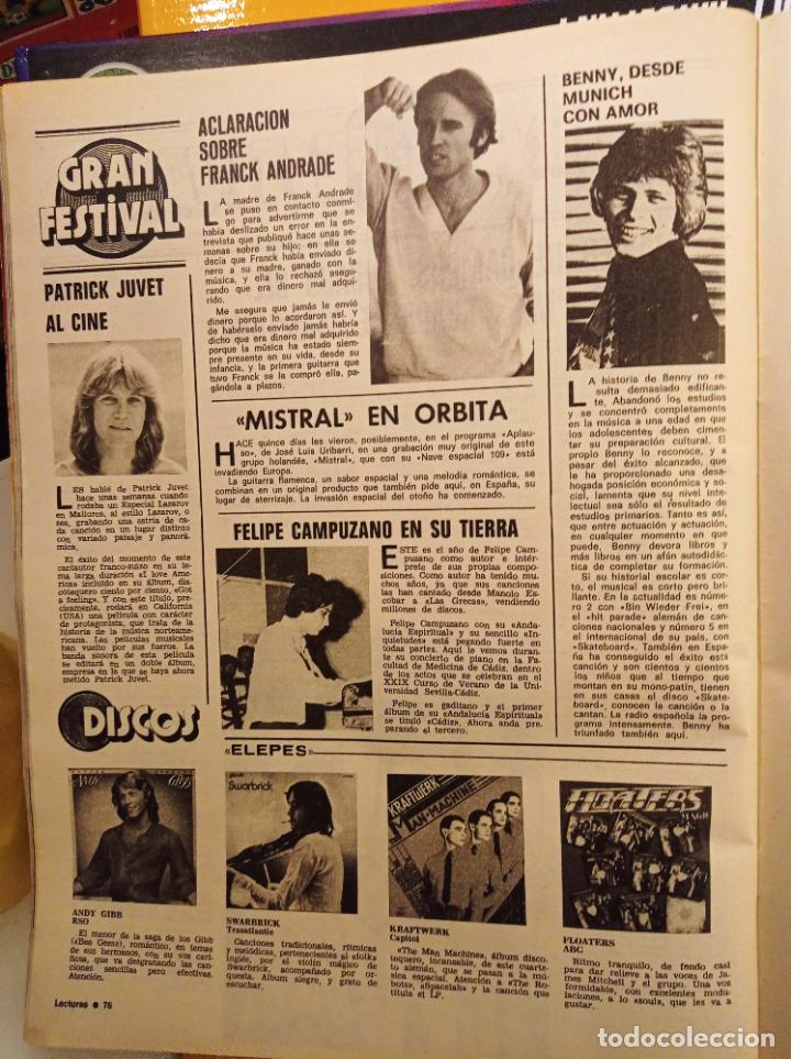 Coleccionismo de revistas y peri&oacute;dicos: FRANCK ANDRADE BENNY PATRICK JUVET FELIPE CAMPUZANO ANDY GIBB