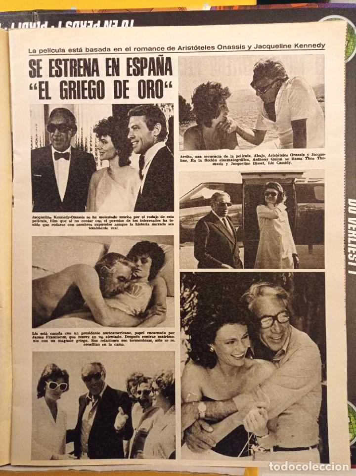 Collection Magazines and Newspapers: EL GRIEGO DE ORO MARILU TOLO ANTHONY QUINN JACQUELINE BISSET JAMES FRANCISCUS
