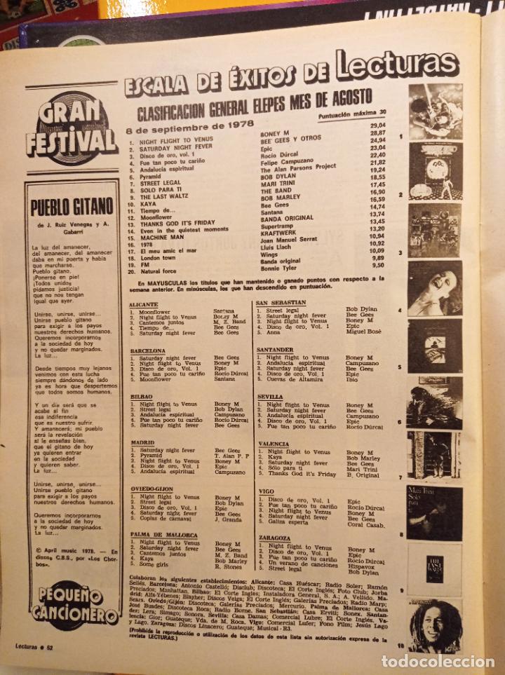 Coleccionismo de Revistas y Peri&oacute;dicos: ESCALA DE EXITOS ROCIO DURCAL BONEY M BEE GEES