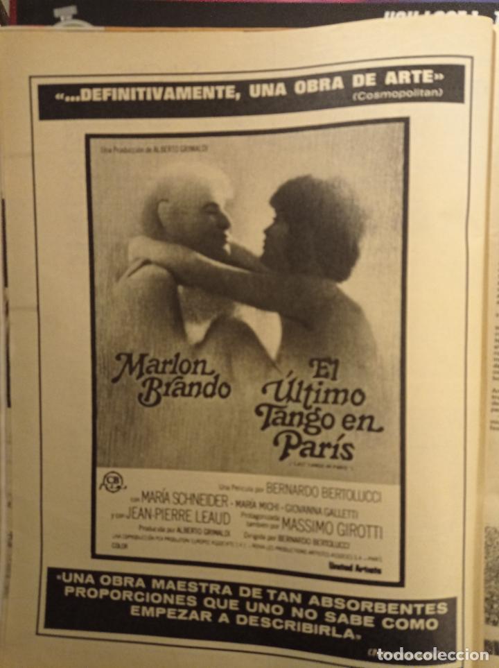 Coleccionismo de Revistas y Peri&oacute;dicos: ANUNCIO MARLON BRANDO MARIA SCHNEIDER MI ULTIMO TANGO EN PARIS