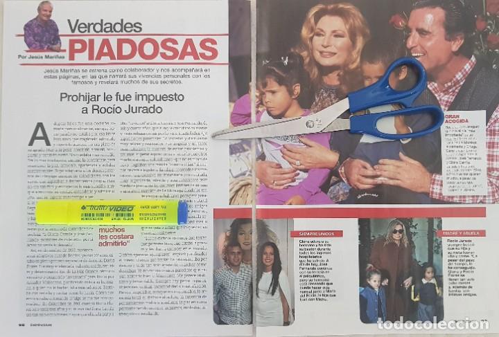 Coleccionismo de Revistas y Peri&oacute;dicos: Reportaje Roc&iacute;o Jurado. Revista D&iacute;ez Minutos.