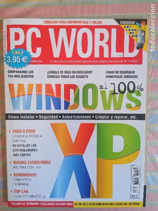 Coleccionismo de revistas y peri&oacute;dicos: PC WORLD 217 Febrero 2005 + 1 DVD 4GB programas en su caja