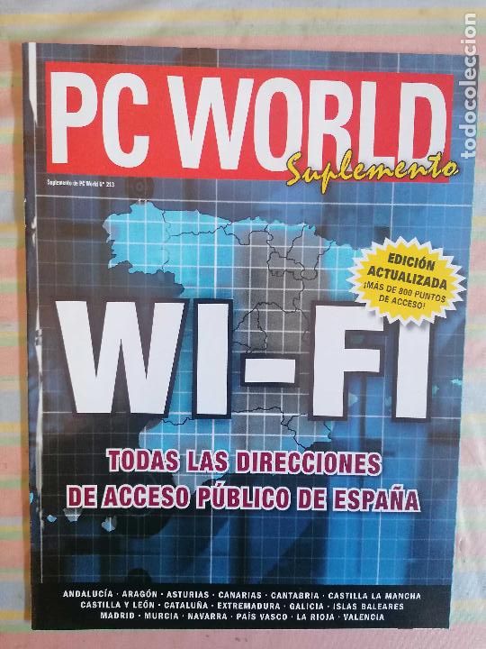 Coleccionismo de revistas y peri&oacute;dicos: PC WORLD 213 Octubre 2004 Suplemento WI-FI Direcciones Espa&ntilde;a