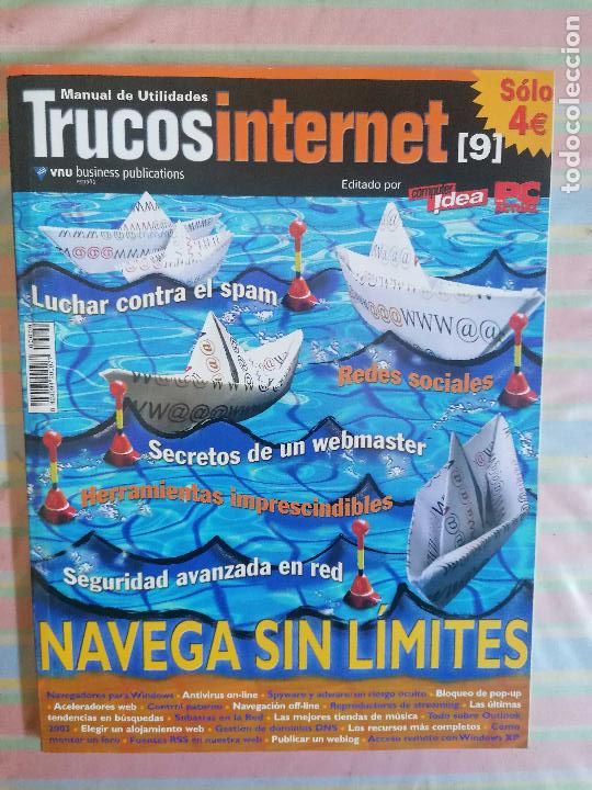 Coleccionismo de revistas y peri&oacute;dicos: MANUAL DE UTILIDADES Y TRUCOS INTERNET N&ordm; 9 Edita PC ACTUAL