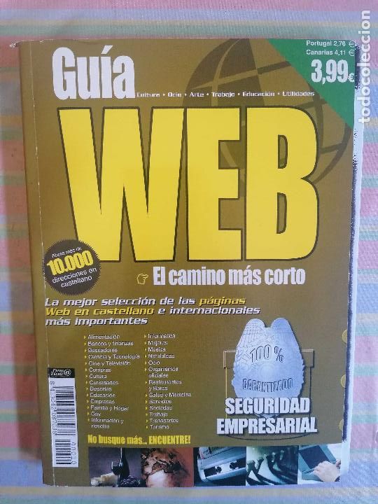 Coleccionismo de revistas y peri&oacute;dicos: GUIA WEB El camino m&aacute;s corto 10.000 direcciones Seguridad empresarial