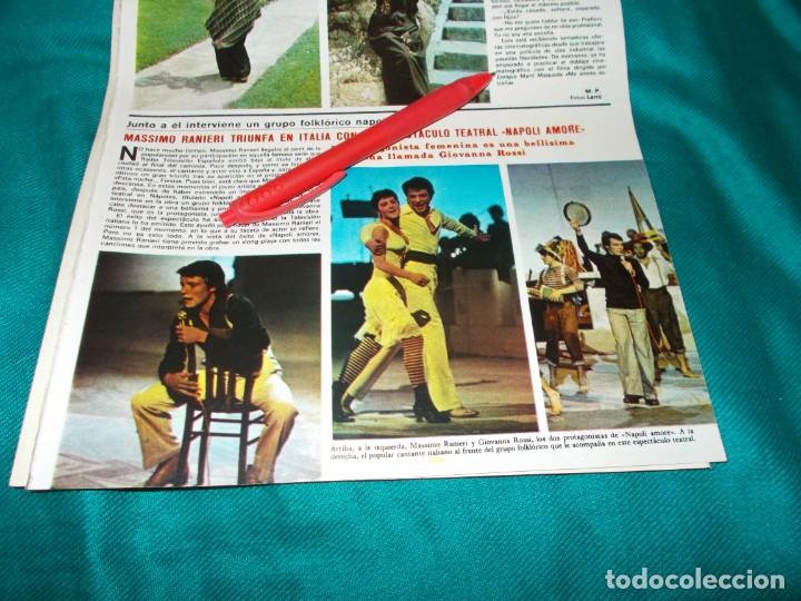 Sammeln von Zeitschriften und Zeitungen: RECORTE : MASSIMO RANIERI, ESPECTACULO TEATRAL. SEMANA, JUNIO 1977(#)