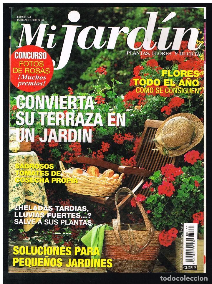 Colecionismo de Revistas e Jornais: Revista MI JARDIN. Plantas, flores y huerta. N&ordm; 61 (Completa tu colecci&oacute;n) (Ver contenido en foto)