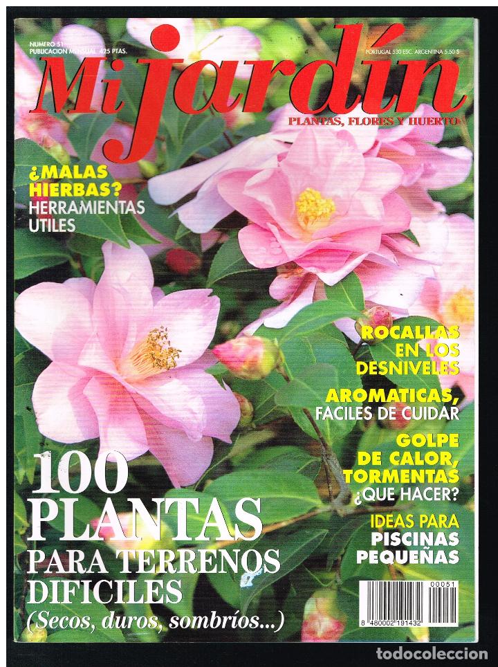 Colecionismo de Revistas e Jornais: Revista MI JARDIN. Plantas, flores y huerta. N&ordm; 51 (Completa tu colecci&oacute;n) (Ver contenido en foto)