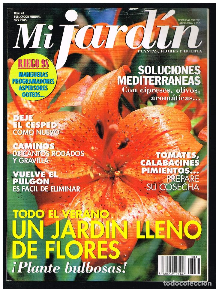 Colecionismo de Revistas e Jornais: Revista MI JARDIN. Plantas, flores y huerta. N&ordm; 48 (Completa tu colecci&oacute;n) (Ver contenido en foto)