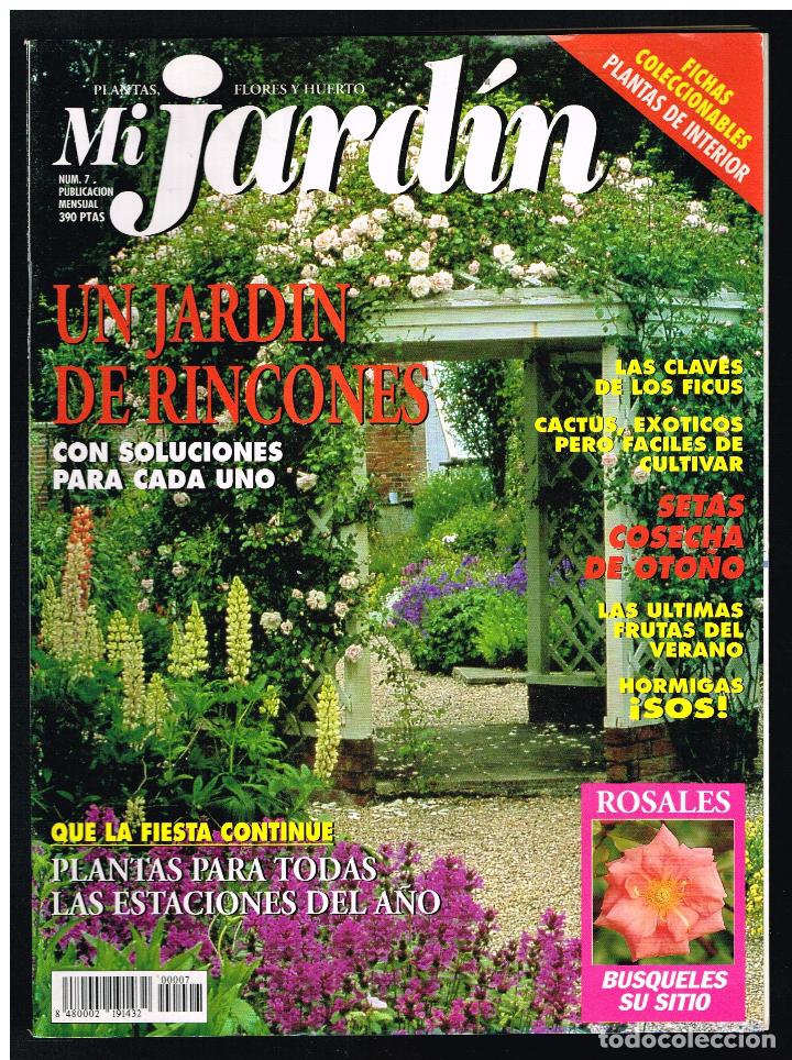 Colecionismo de Revistas e Jornais: Revista MI JARDIN. Plantas, flores y huerta. N&ordm; 7 (Completa tu colecci&oacute;n) (Ver contenido en foto)