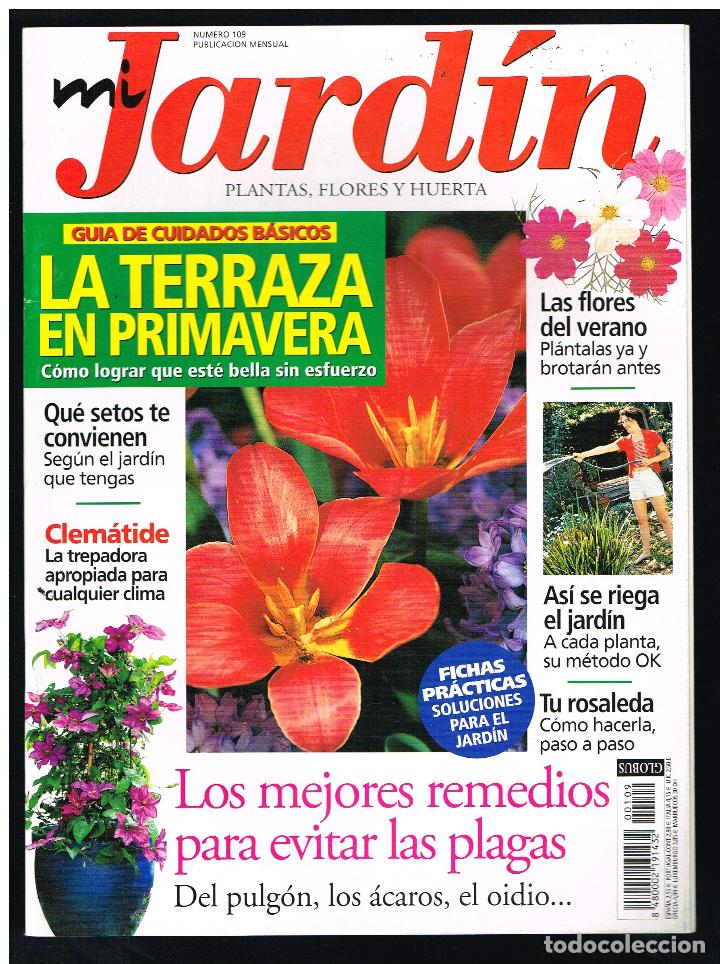 Colecionismo de Revistas e Jornais: Revista MI JARDIN. Plantas, flores y huerta. N&ordm; 109 (Completa tu colecci&oacute;n) (Ver contenido en foto)