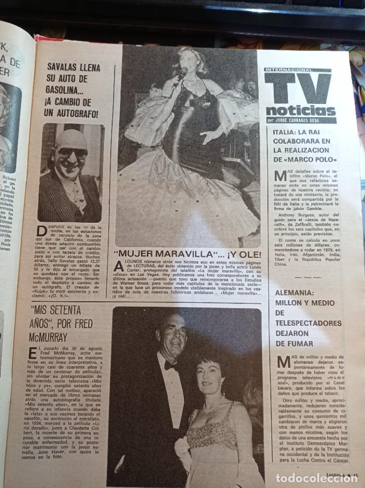 Coleccionismo de Revistas y Peri&oacute;dicos: LYNDA CARTER WONDER WOMAN LA MUJER MARAVILLA MISS MUNDO FRED MCMURRAY TELLY SAVALAS KOJAK