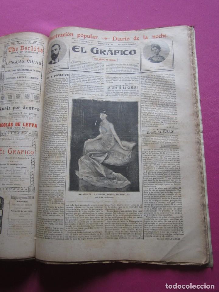 Coleccionismo de Revistas y Peri&oacute;dicos: EL GRAFICO PERIODICO DE MADRID DEL 1 AL 31 EN UN TOMO A&Ntilde;O 1904 L1B2