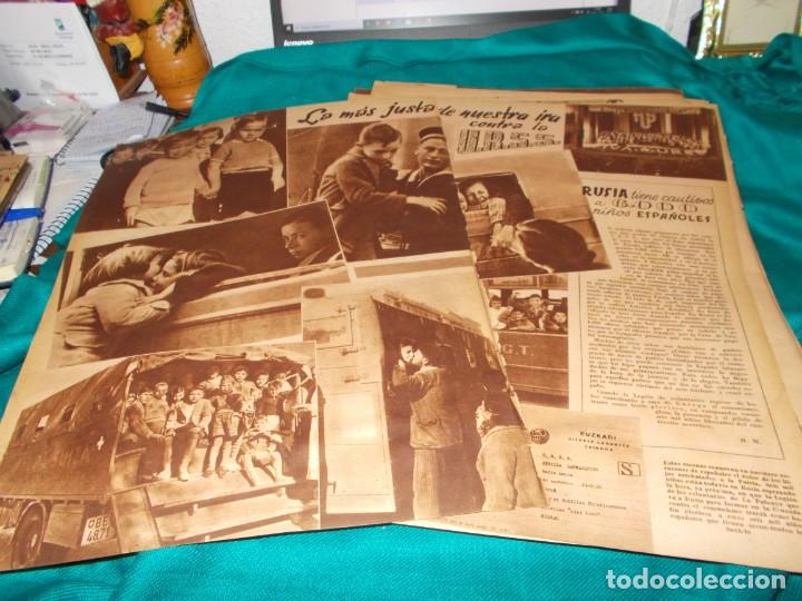 Sammeln von Zeitschriften und Zeitungen: RECORTE : RUSIA TIENE CAUTIVOS 6.000 NI&Ntilde;OS ESPA&Ntilde;OLES. FOTOS, JULIO 1941