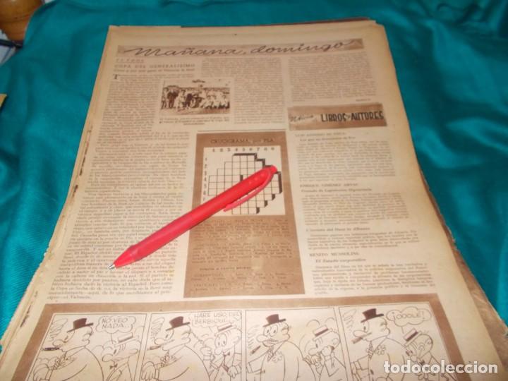 Sammeln von Zeitschriften und Zeitungen: RECORTE : COPA DEL GENERALISIMO. COMO GANO EL VALENCIA. FOTOS, JULIO 1941