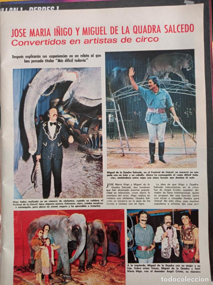 Collection Magazines and Newspapers: MIGUEL DE LA QUADRA SALCEDO jose maria i&ntilde;igo en el circo de angel cristo