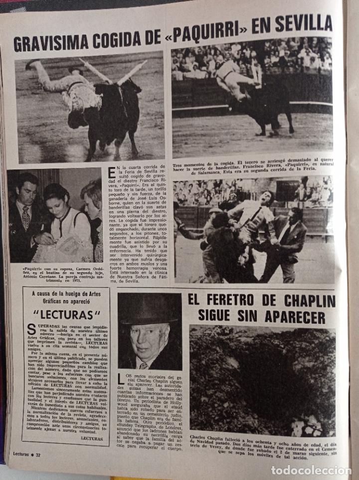 Collection Magazines and Newspapers: cogida de paquirri en sevilla carmina ordo&ntilde;ez el ataud de chaplin desaparecido
