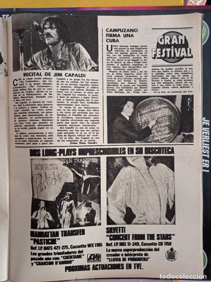 Collezionismo di Riviste e Giornali: jim capaldi felipe campuzano manhattan transfer silvetti