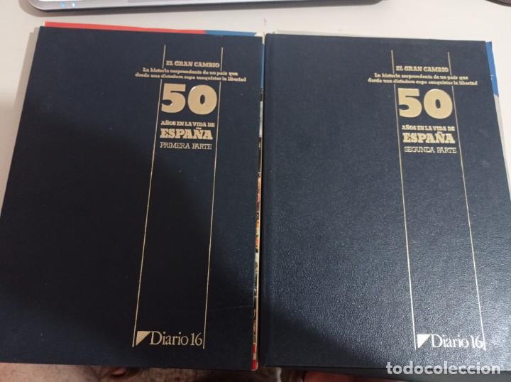 Sammeln von Zeitschriften und Zeitungen: EL GRAN CAMBIO 50 A&Ntilde;OS EN LA VIDA DE ESPA&Ntilde;A DOS TOMOS DIARIO 16 TRANSICI&Oacute;N REF. UR MES
