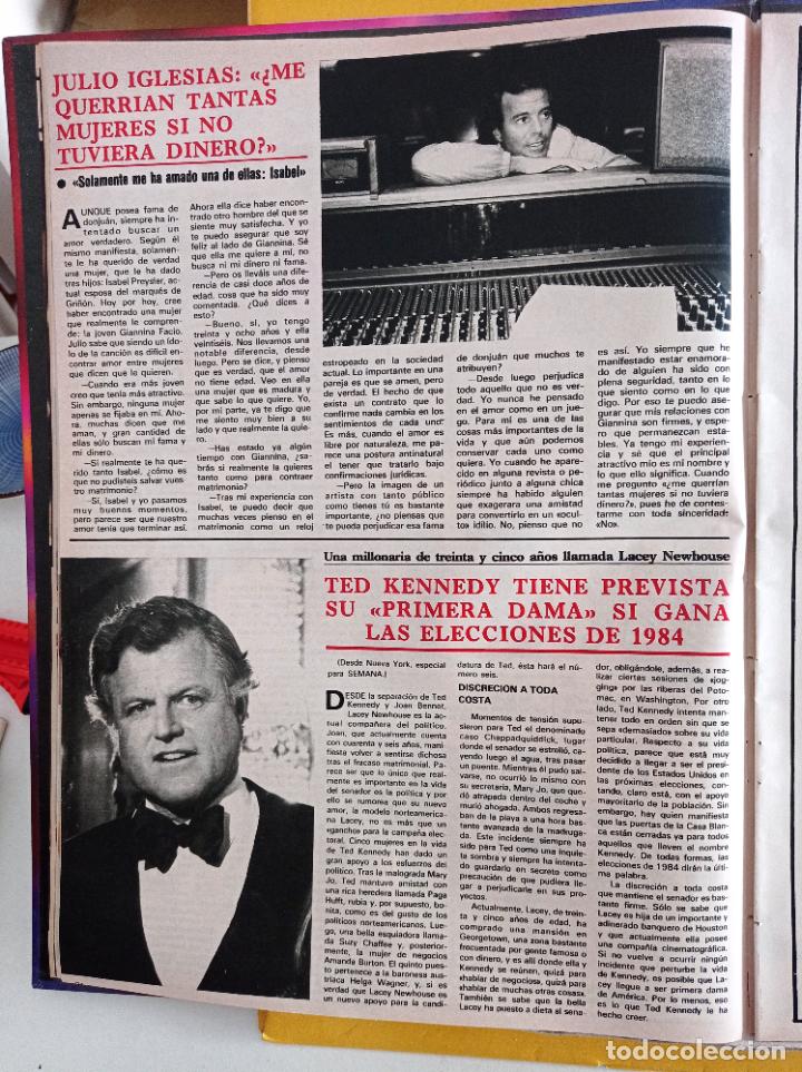 Coleccionismo de Revistas y Peri&oacute;dicos: julio iglesias ted kennedy