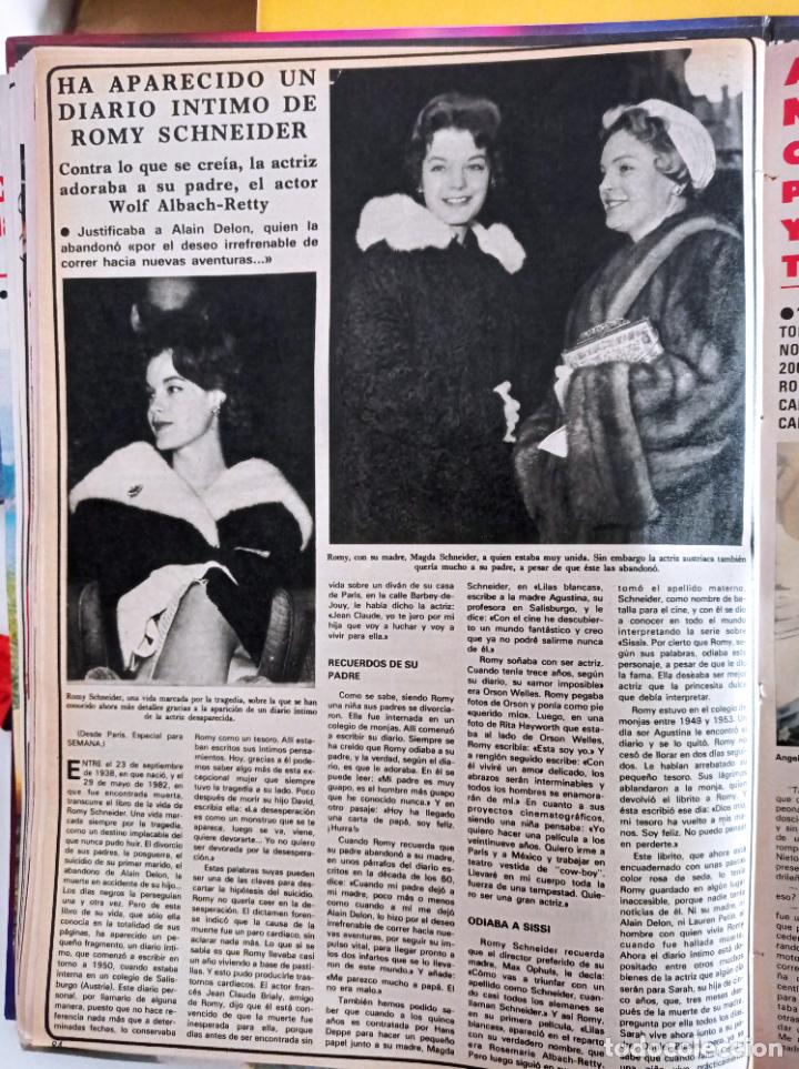 Coleccionismo de Revistas y Peri&oacute;dicos: romy schneider