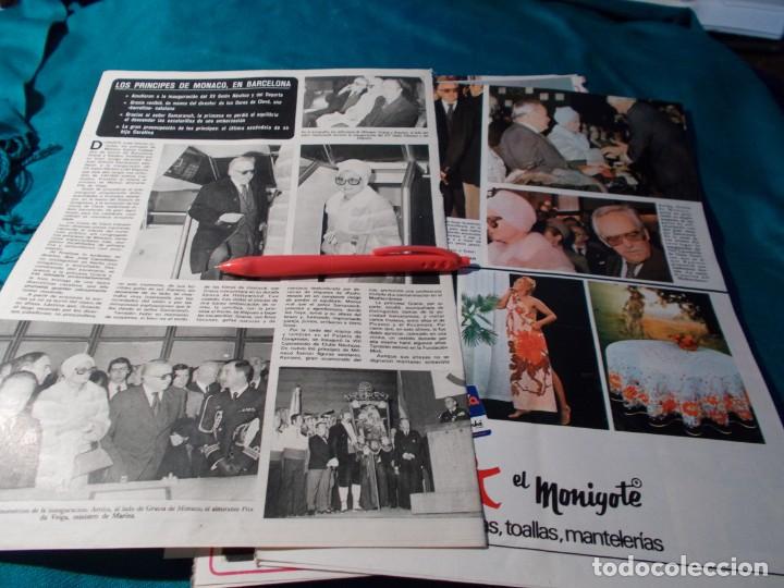 Sammeln von Zeitschriften und Zeitungen: RECORTE : LOS PRINCIPES DE MONACO EN BARCELONA. SEMANA, ENERO 1977(#)