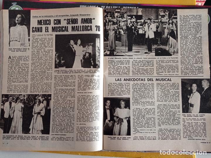 Collection Magazines and Newspapers: armando manzanero dulce jl uribarri analia gade eddie barclay bianca jagger manhattan transfer