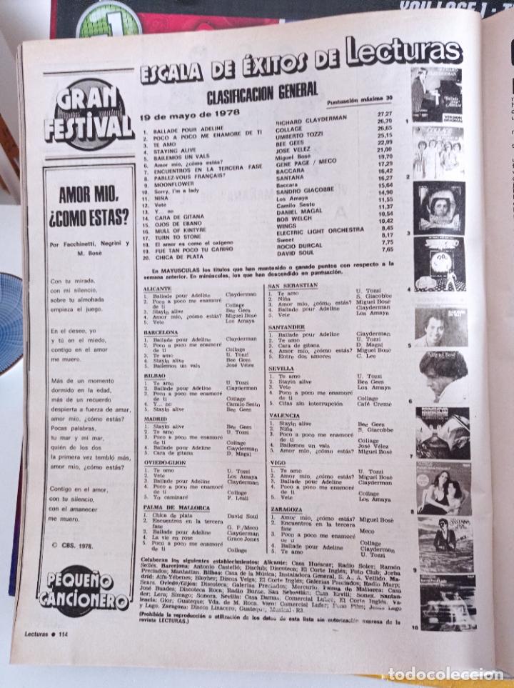 Coleccionismo de revistas y peri&oacute;dicos: escala de exitos bee gees baccara collage