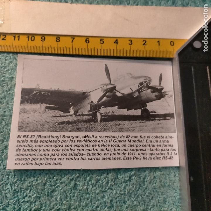 Collection Magazines and Newspapers: LEER : INFORMACION GRAFICA RECORTE MILITARIA MILITAR AVIONES AVIONETAS CAZAS BOMBARDEROS GUERRA