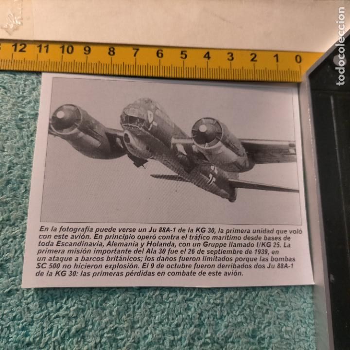 Collection Magazines and Newspapers: LEER : INFORMACION GRAFICA RECORTE MILITARIA MILITAR AVIONES AVIONETAS CAZAS BOMBARDEROS GUERRA