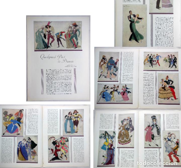Collezionismo di Riviste e Giornali: Art&iacute;culo Revista L'Illustration: QUELQUES PAS DE DANSE. EMILE VUILLERMOZ, SERGE IVANOFF(Compositions