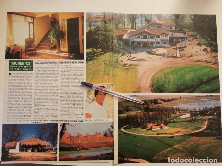 Coleccionismo de Revistas y Peri&oacute;dicos: JULIO IGLESIAS, BARBARA STREISAND, ROD STEWART, J. R SERIE DALLAS, NICHOLSON 5 P&Aacute;GINAS 1985