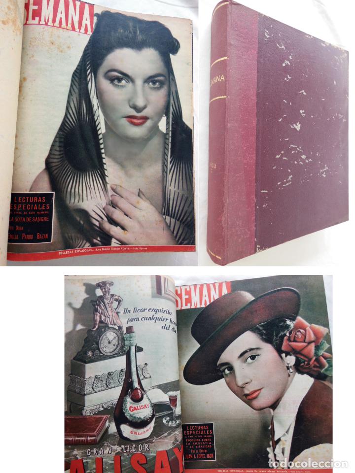 Collezionismo di Riviste e Giornali: SEMANA. 26 n&uacute;meros de 1953