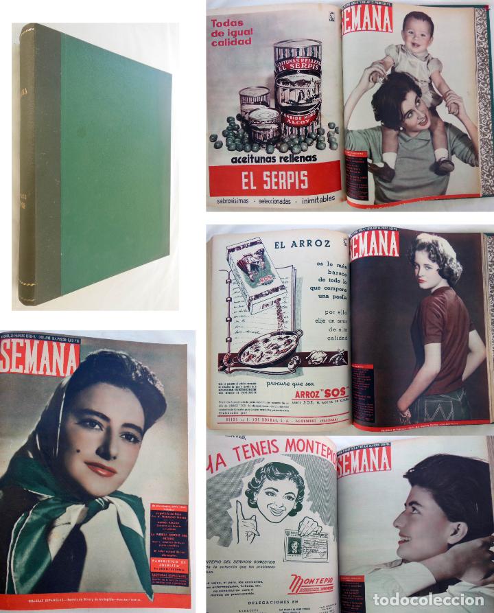 Collezionismo di Riviste e Giornali: SEMANA. 23 n&uacute;meros de 1958/ 1959