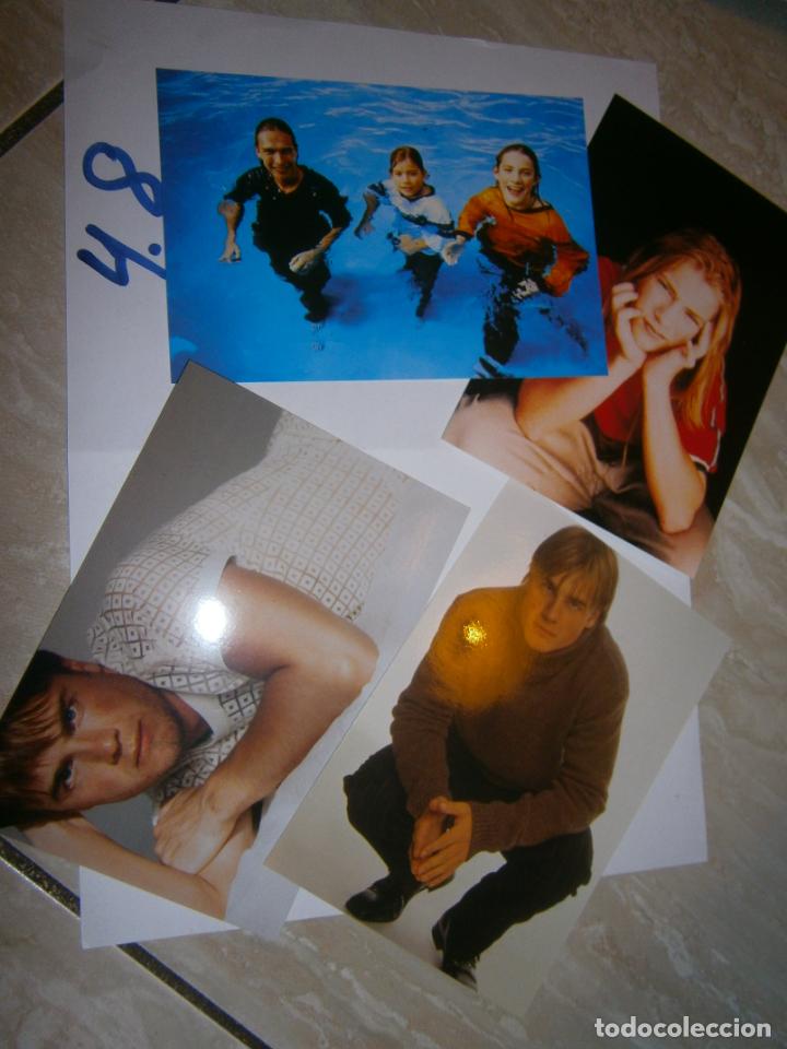 Collectionnisme de Revues et Journaux: ANTIGUAS FOTOS ORIGINALES DE LOS COMPONENTES GRUPO MUSICAL TAKE THAT CON FIRMA