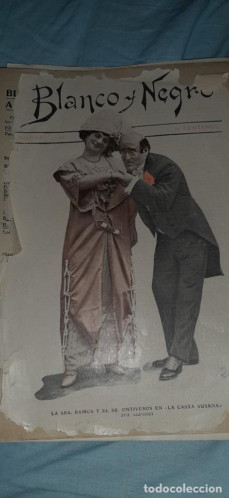 Colecionismo de Revistas e Jornais: BLANCO Y NEGRO REVISTA 29 OCTUBRE 1911. N&deg; 1068