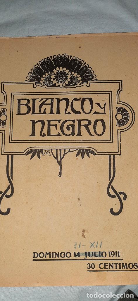 Colecionismo de Revistas e Jornais: BLANCO Y NEGRO REVISTA 31 DICIEMBRE 1911. N&deg; 1077