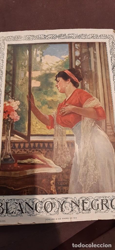 Colecionismo de Revistas e Jornais: BLANCO Y NEGRO REVISTA 21 ENERO 1912. N&deg; 1080